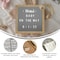 Flash Furniture 10x10 Weathered Wood Frame Letter Board-Gray Felt HGWA-FB10-WEATH-GG - alternate 9